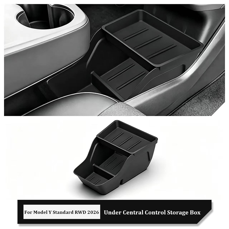 Tech Car Accessories - TPE Center Console Lower Storage Box