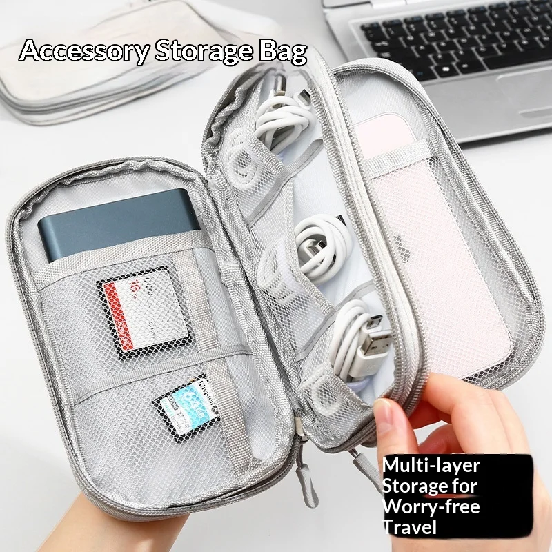 Multi Layer Travel Cable Organ - Tech Accessories Case ulasan dan harga