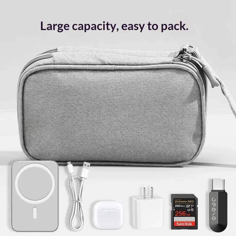 Multi Layer Travel Cable Organ - Tech Accessories Case ulasan dan harga