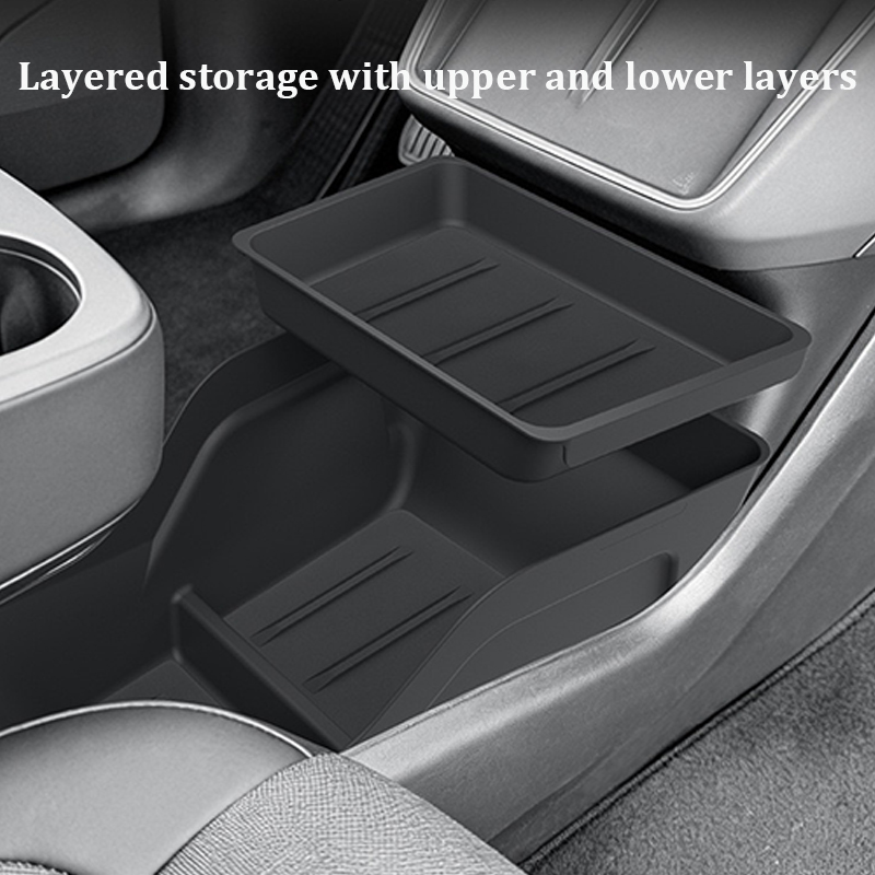 TPE Center Console Lower Stora - Tech Car Accessories ulasan dan harga